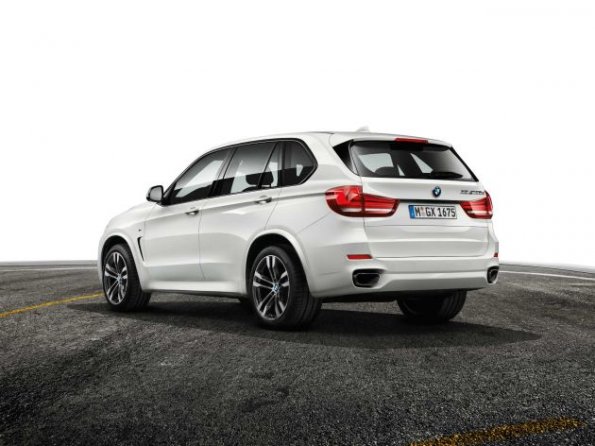 Heckpartie am BMW X5 M50d