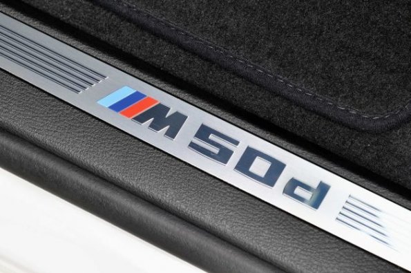 Detailaufnahme am BMW X5 M50d