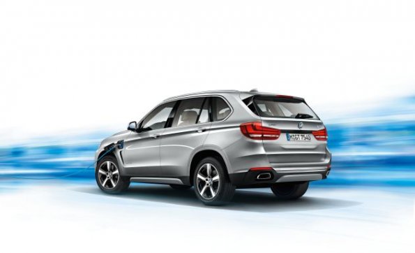 Heckpartie des BMW X5 xDrive 40 e