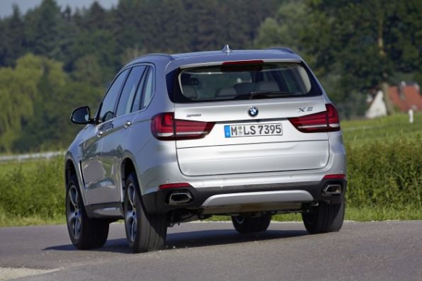 Heckpartie des BMW X5 xDrive 40 e