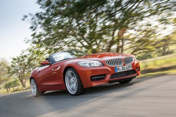 Front- und Seitenansicht des BMW Z4