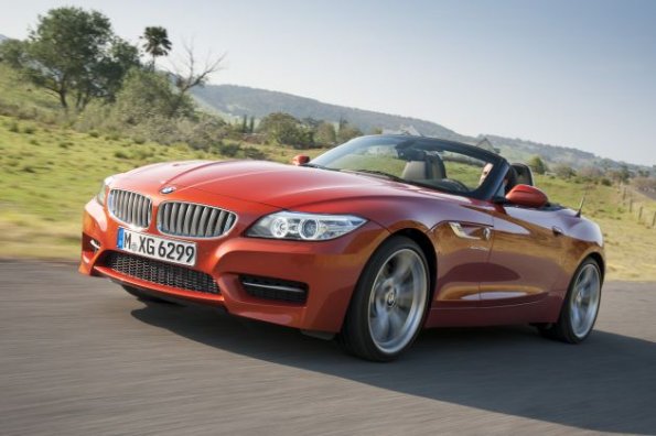 Die Frontansicht des BMW Z4