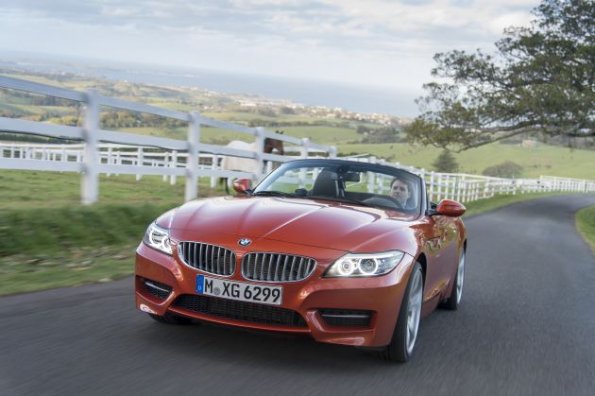 Die Frontpartie des BMW Z4