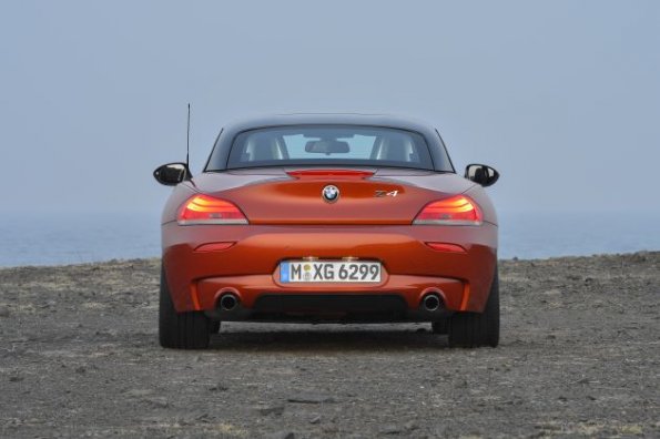 Das Heck des BMW Z4