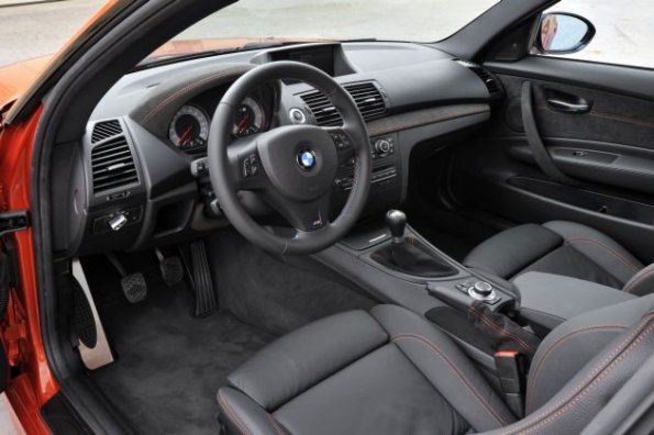 BMW 1 Series M Coupe Interior. (12/2010)