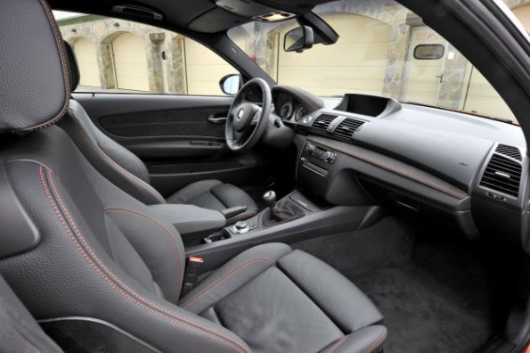 BMW 1 Series M Coupe Interior. (12/2010)