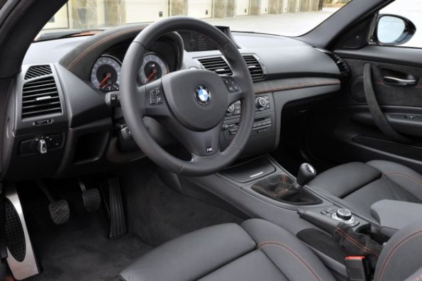 BMW 1 Series M Coupe Interior. (12/2010)