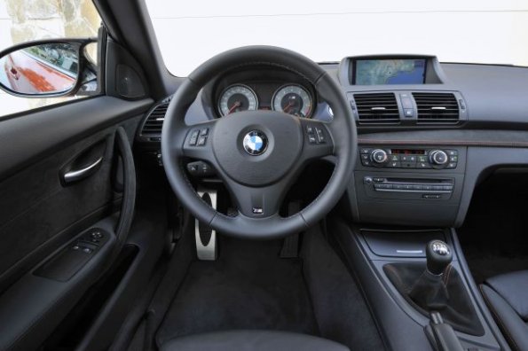 BMW 1 Series M Coupe Interior. (12/2010)