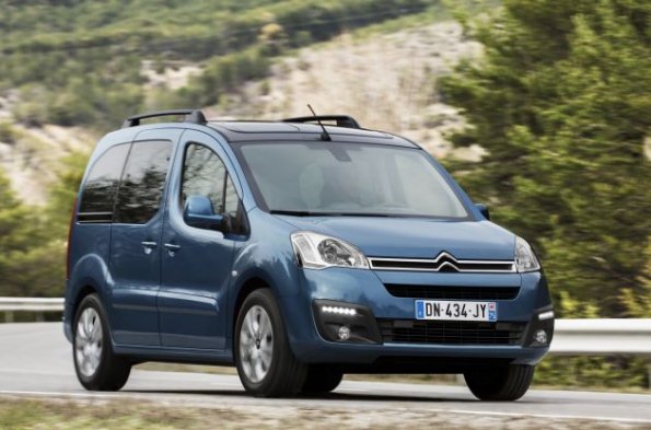 Frontansicht des Citroen Berlingo