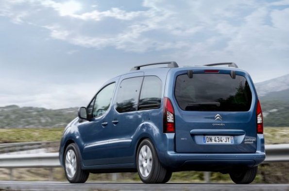 Die Heckpartie des Citroen Berlingo