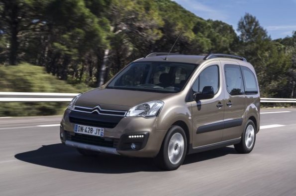 Frontpartie des Citroen Berlingo