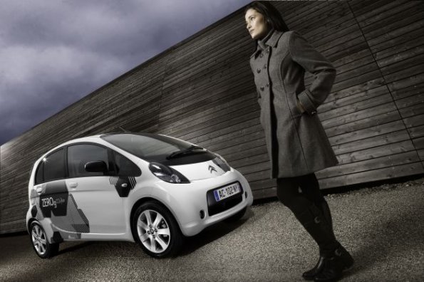 Die Frontpassage des Citroen C-Zero Airdream