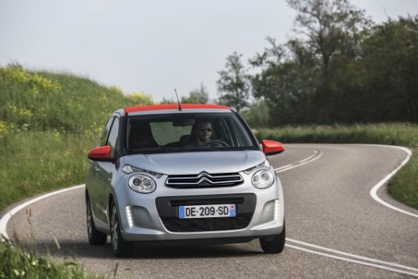 Die Frontansicht des Citroen C1 