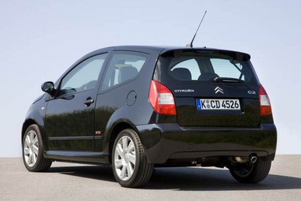 Seiten- / Heckansicht des Citroen C2