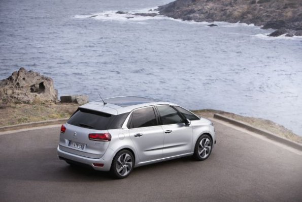 Heck- und Seitenpartie des Citroen C4