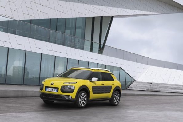 Front- und Seitenansicht des Citroen C4 Cactus