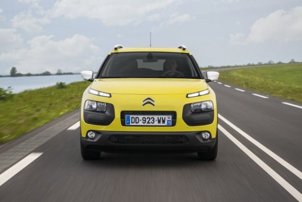 Die Frontansicht des Citroen C4 Cactus