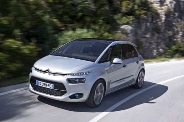 Die Frontpartie des Citroen C4 Picasso