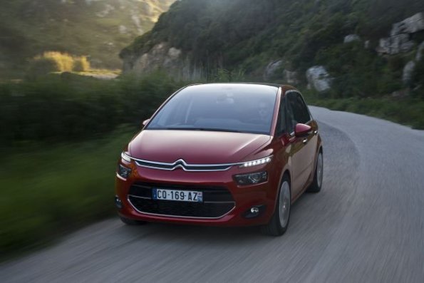 Die Frontpartie des Citroen C4 Picasso