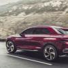 <p>Heck- und Seitenpartie des Citroen Concept Car DS Wild Rubis</p>