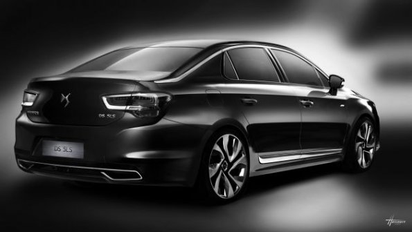 Die Heckpartie des Citroen DS 5 LS