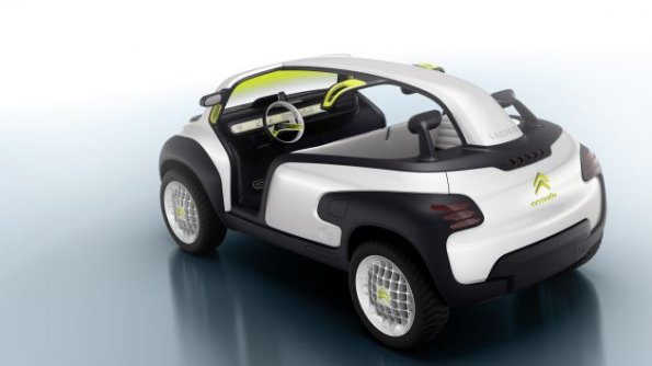 Seitenansicht des Citroen Lacoste Concept