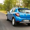 Die Heckpartie des Dacia Sandero