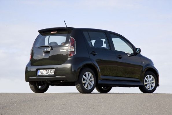 Die Heckpartie am Daihatsu Sirion