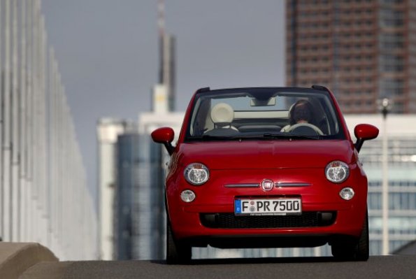 Frontansicht des Fiat 500 C