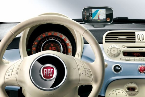 Das Cockpit im Fiat 500 C