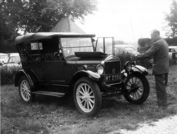 This is the actual Model T to be restored, snapped on a visit to Beaulie in 1961.