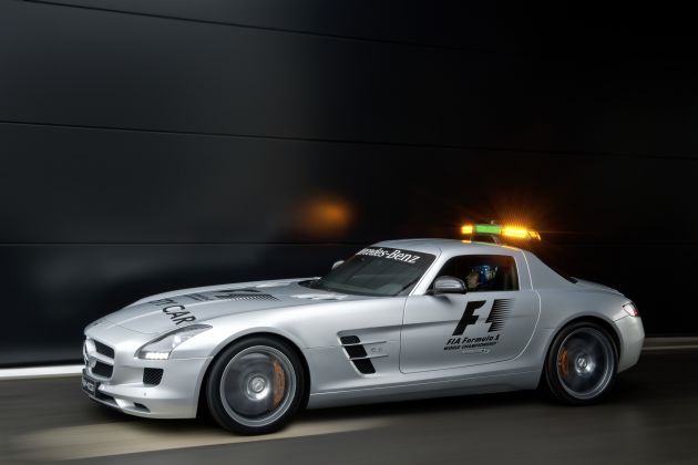 Formel 1 Safety Car Mercedes Benz SLS AMG:
Safety Car SLS