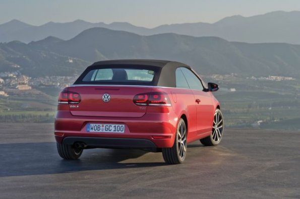 Heckansicht des Golf Cabrio