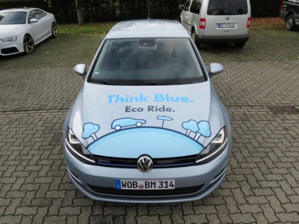 Standaufnahme mit dem Golf TDI BlueMotion 2013