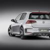 Die Heckansicht des VW Golf R 400