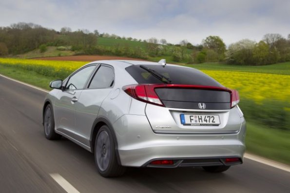 Die Heckpartie des Honda Civic