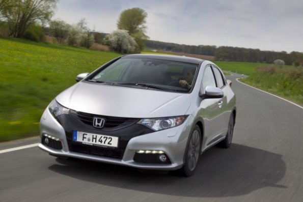 Die Frontansicht des Honda Civic