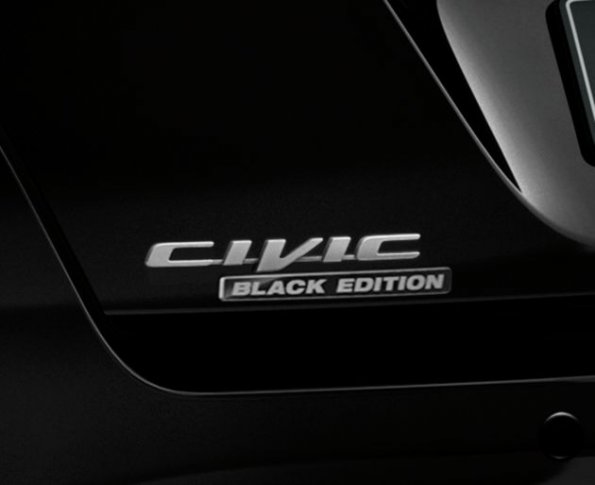 Detailansicht am Honda Civic Black Edition 