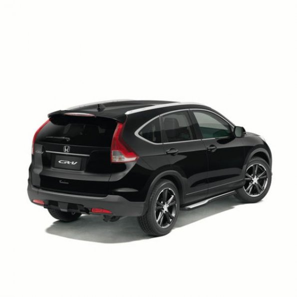 Die Heckperspektive des Honda CR-V Black Edition 