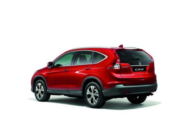 Die Heck- und Seitenpartie am Honda CR-V