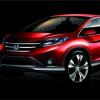 <p>Die Fahrzeugfront des Honda CR-V</p>