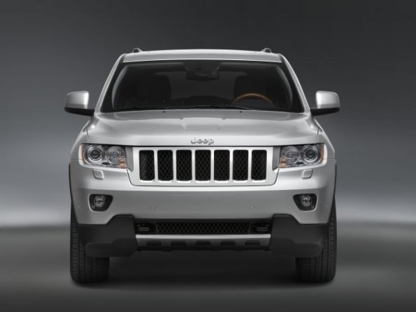 Das Gesicht des Jeep Grand Cherokee