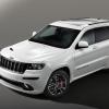 Die Front- und Seitenpartie des Jeep Grand Cherokee SRT Limited