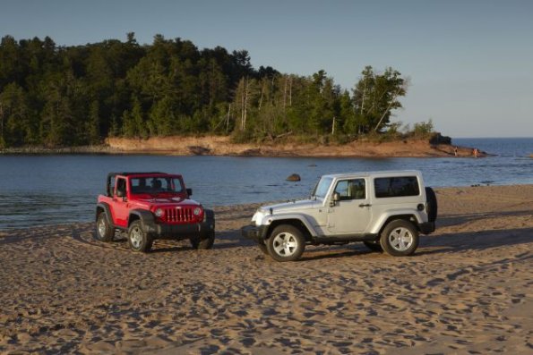 Jeep Wrangler Rubicon and Sahara models with new 2.8L CRD engine (outside North America).