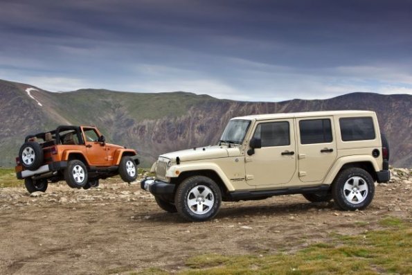 Zwei Jeep Wrangler