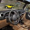 Auch das Lenkrad ist erneuert worden im Jeep Wrangler