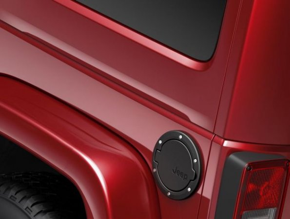 Detail am Jeep Wrangler Black Edition