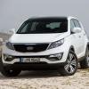 Die Fahrzeugfront des Kia Sportage 