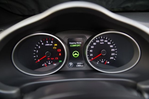 Instrumente im Kia Sportage 