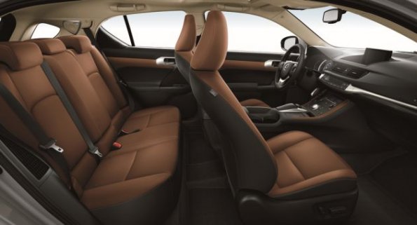 Die Sitzreihen im Lexus CT200 H